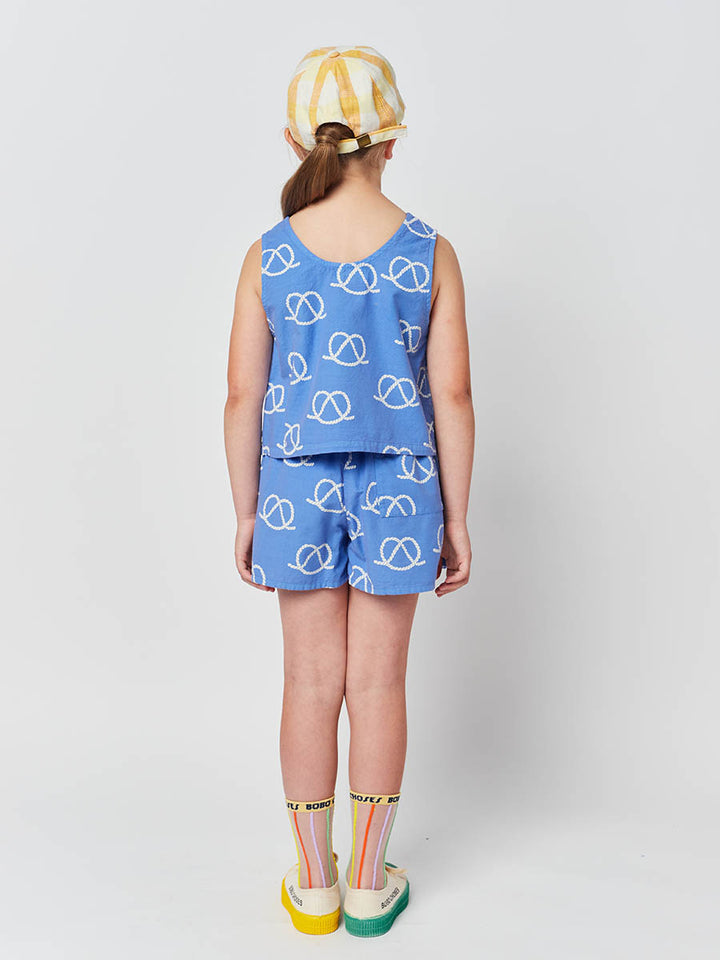 Sail Rope all over woven tank top