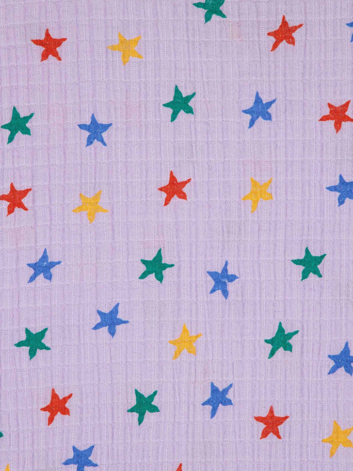 Multicolor Stars woven top