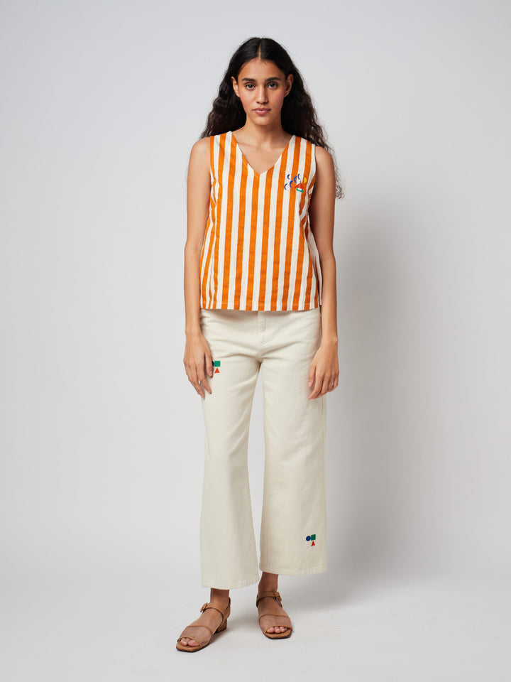 Samarreta sense mànigues ratlles nàutiques