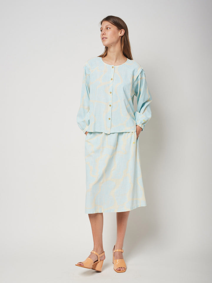 Camisa de manga larga estampado nácar