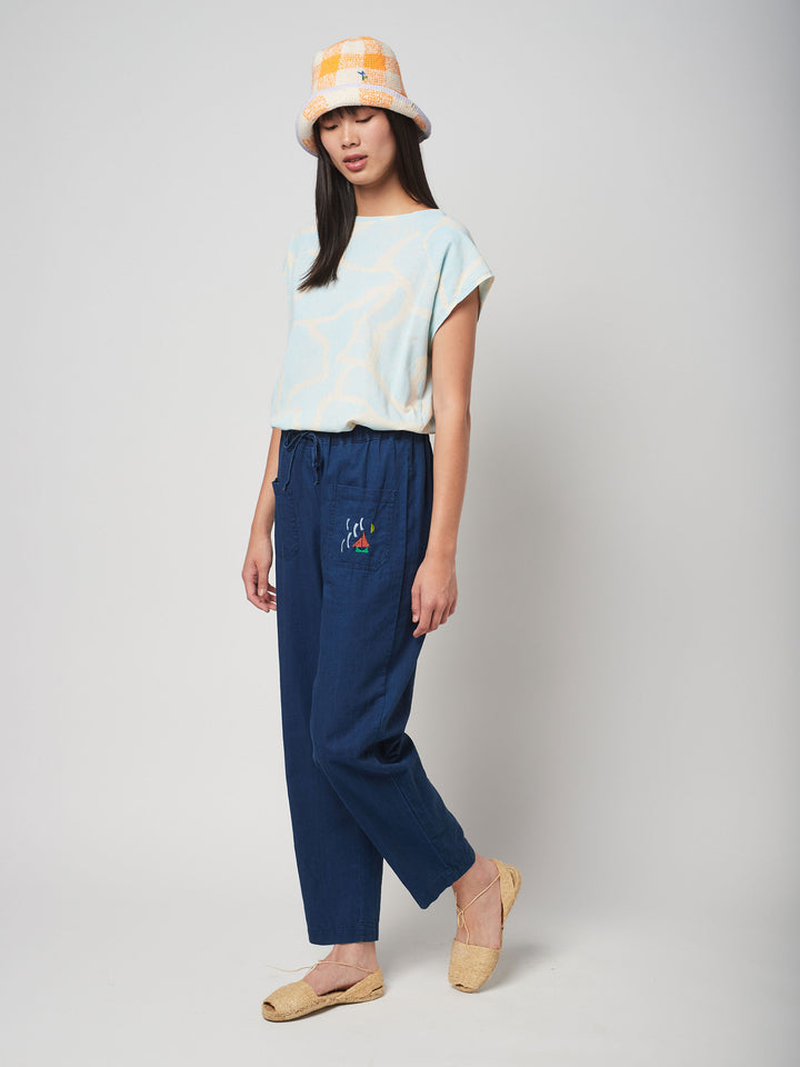 Pantalón holgado índigo