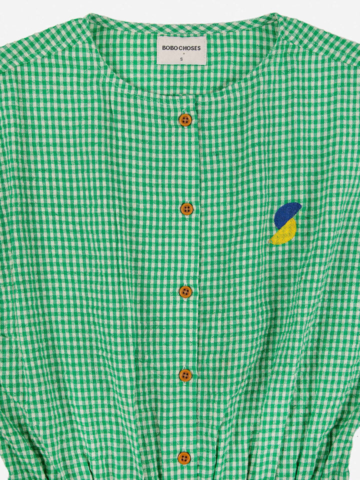 Vichy Short Sleeve Overall