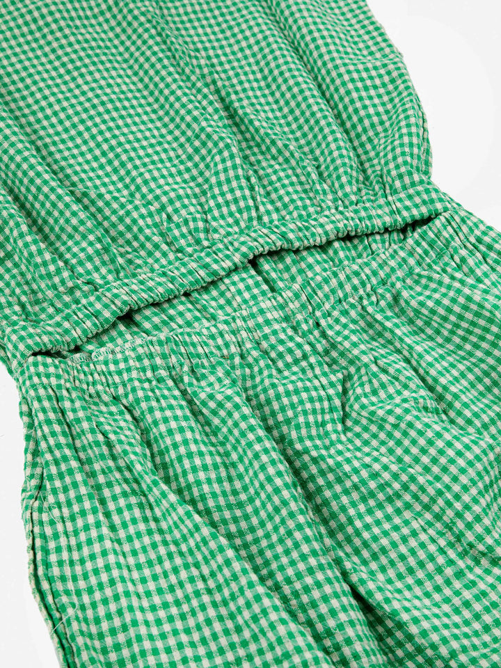 Vichy Short Sleeve Overall