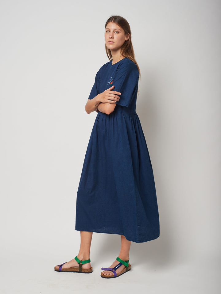 Vestit blau anyil estampat nàutic