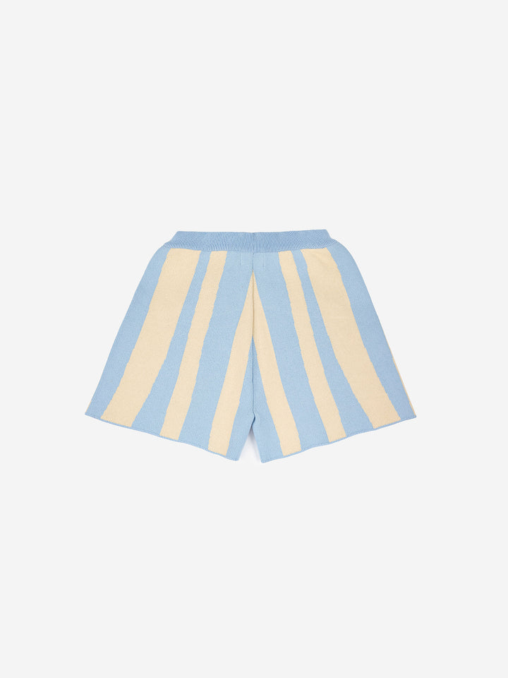 Pantalons curts de punt estampat mar