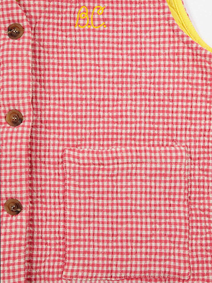 Armilla encoixinada quadre vichy