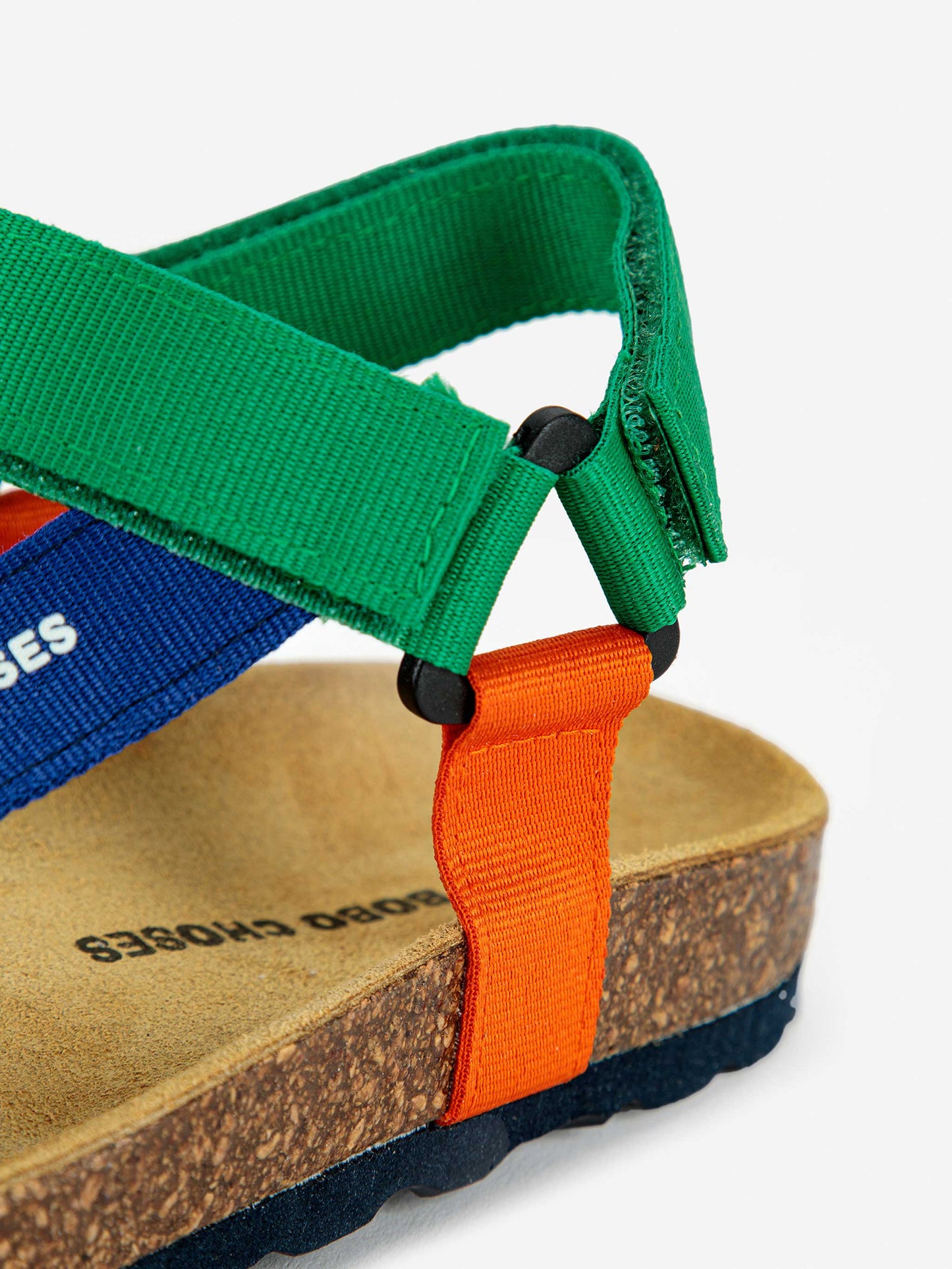 Color Block straps sandals