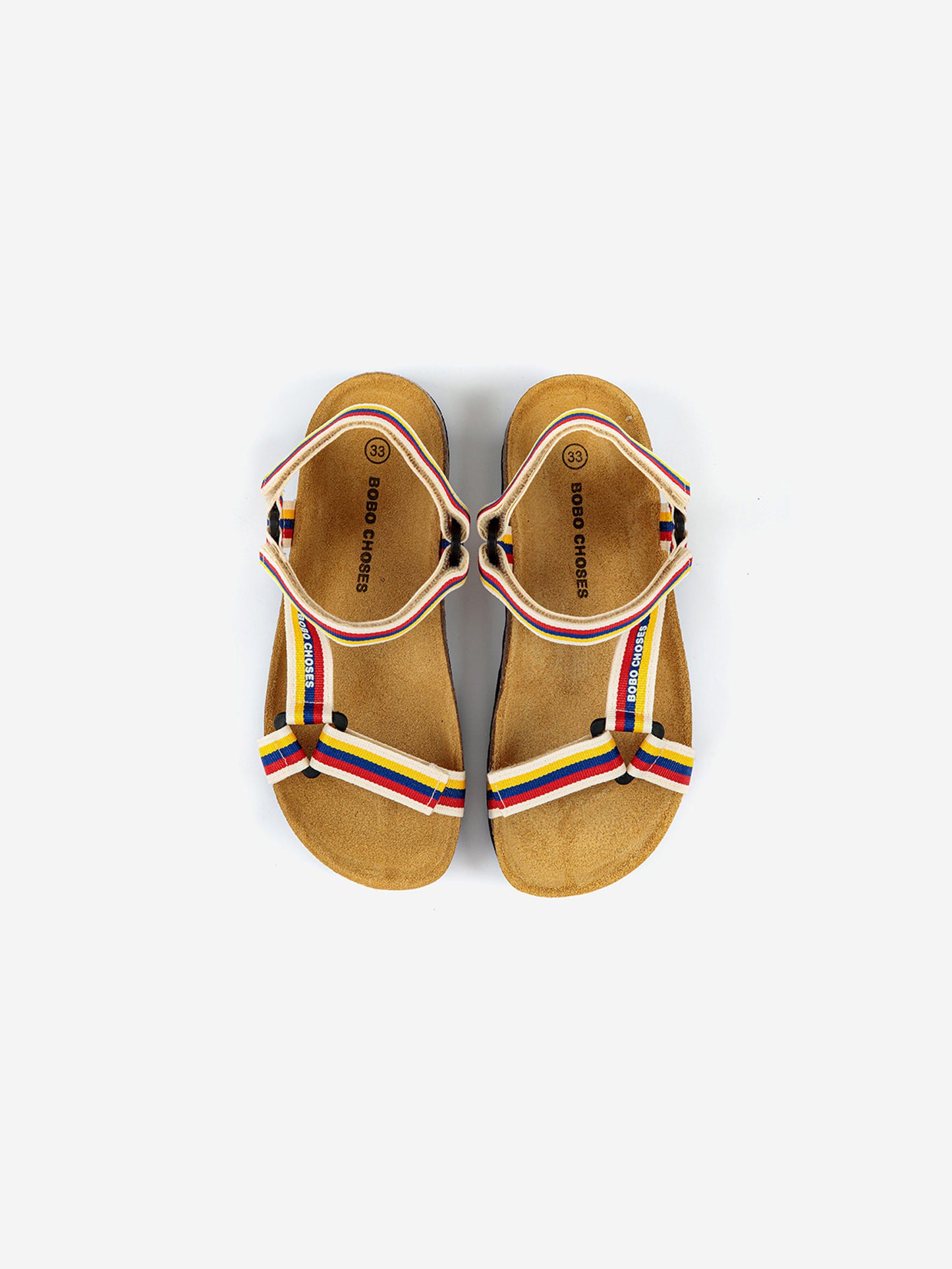 Color Stripes straps sandals