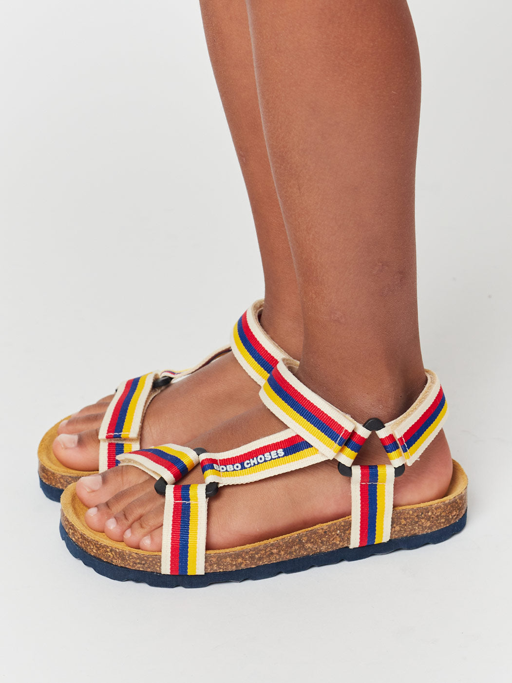 Color Stripes straps sandals