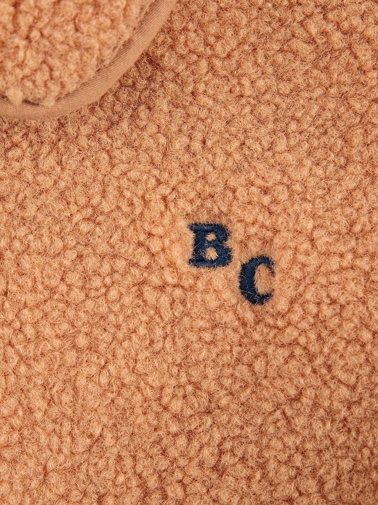 B C embroidery sheep skin jacket