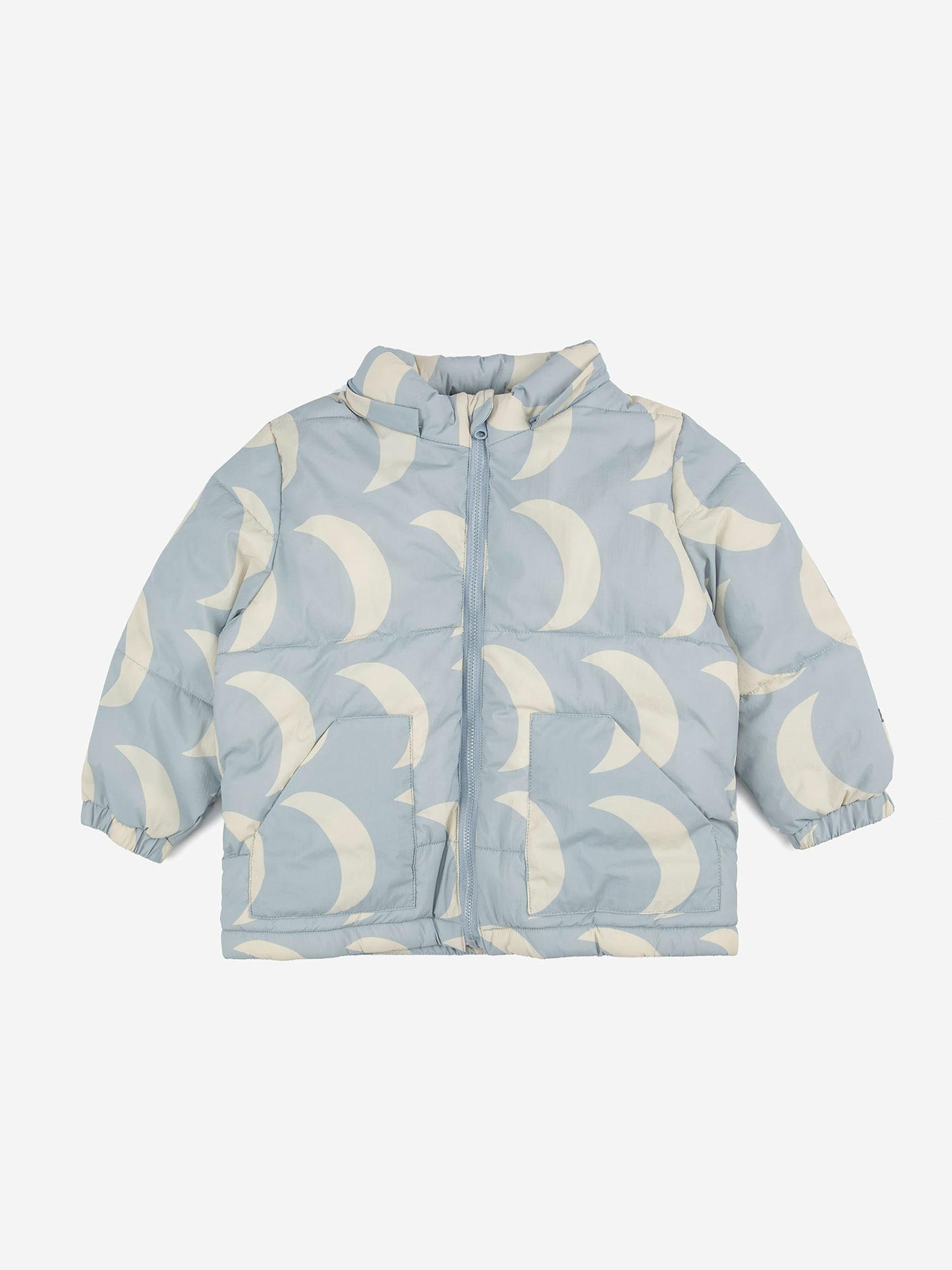 Moon big all over hooded anorak