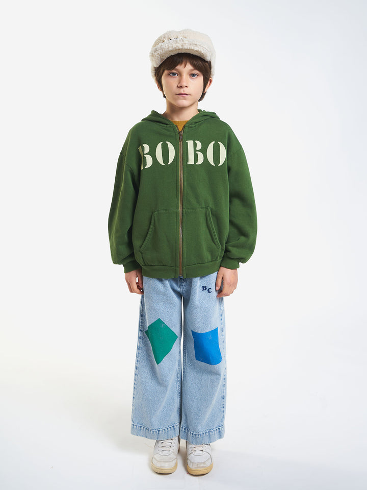 Bobo White hooded sweatshirt