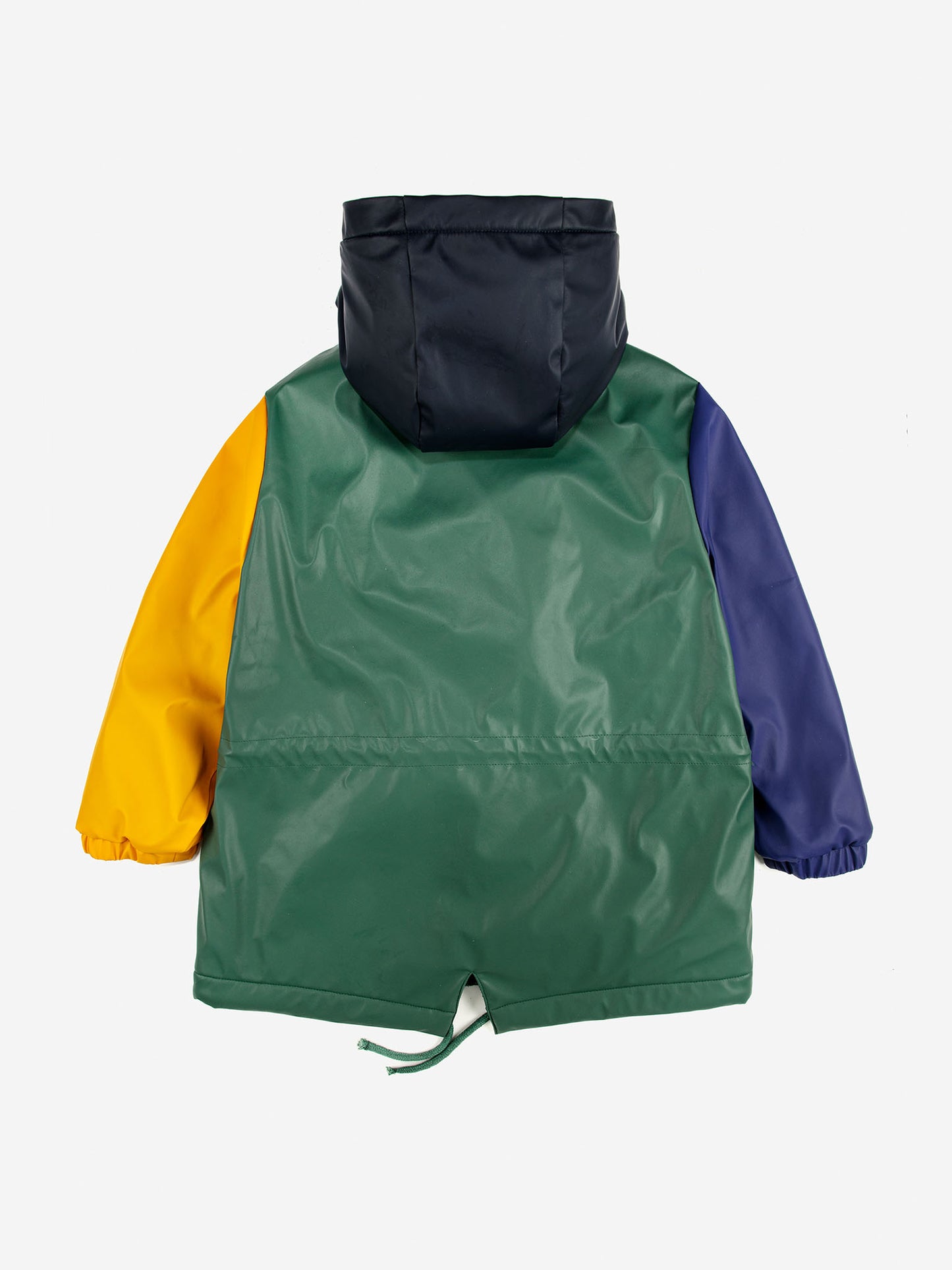 Color block bobo patch raincoat