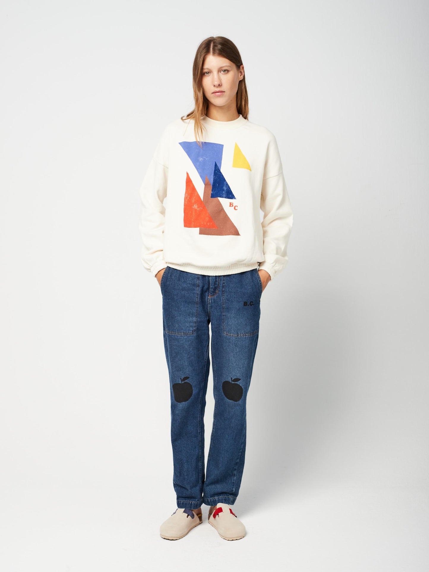 Geometric oversized sweatshirt