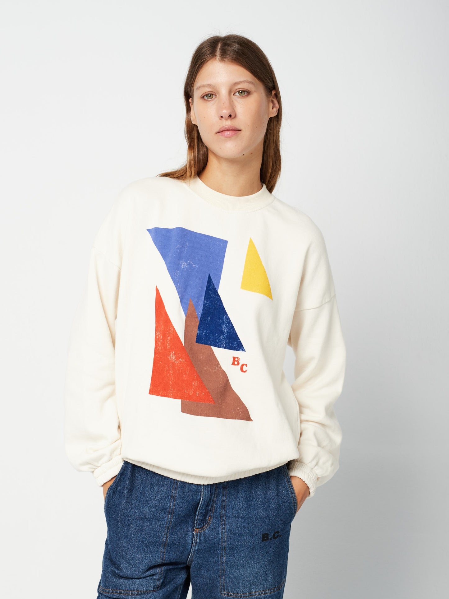 Geometric oversized sweatshirt
