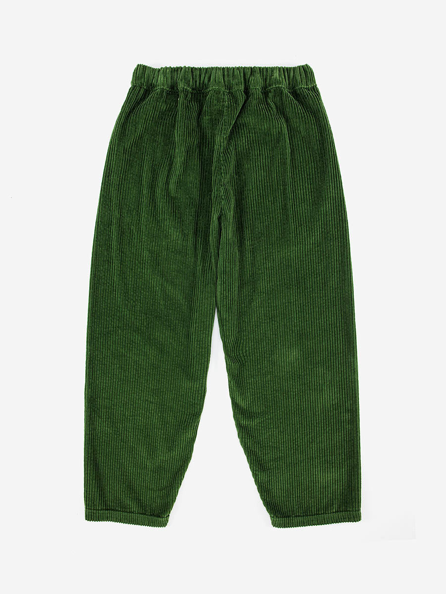 Cut cropped corduroy trousers