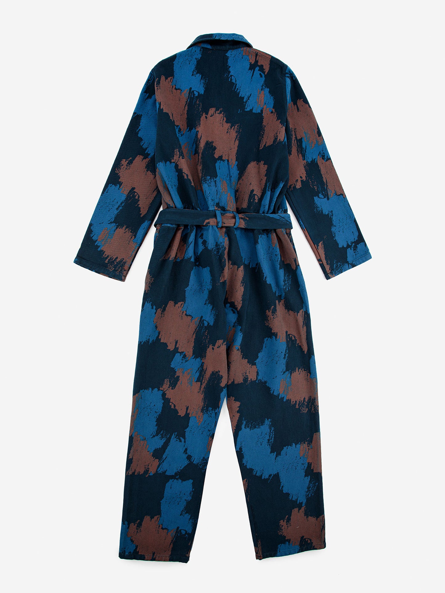 Shadows all over zipped jumpsuit