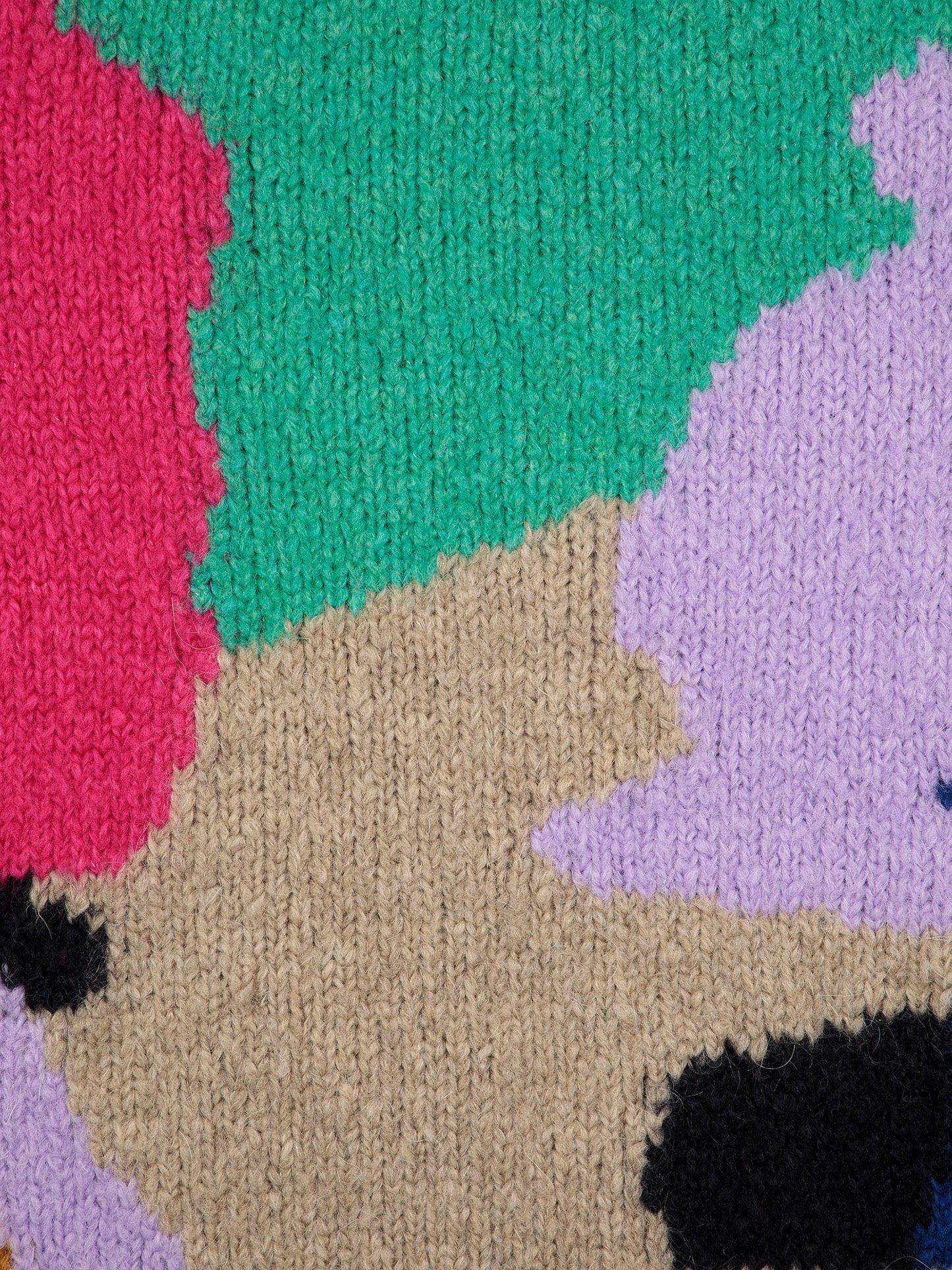 Multicolour intarsia jumper