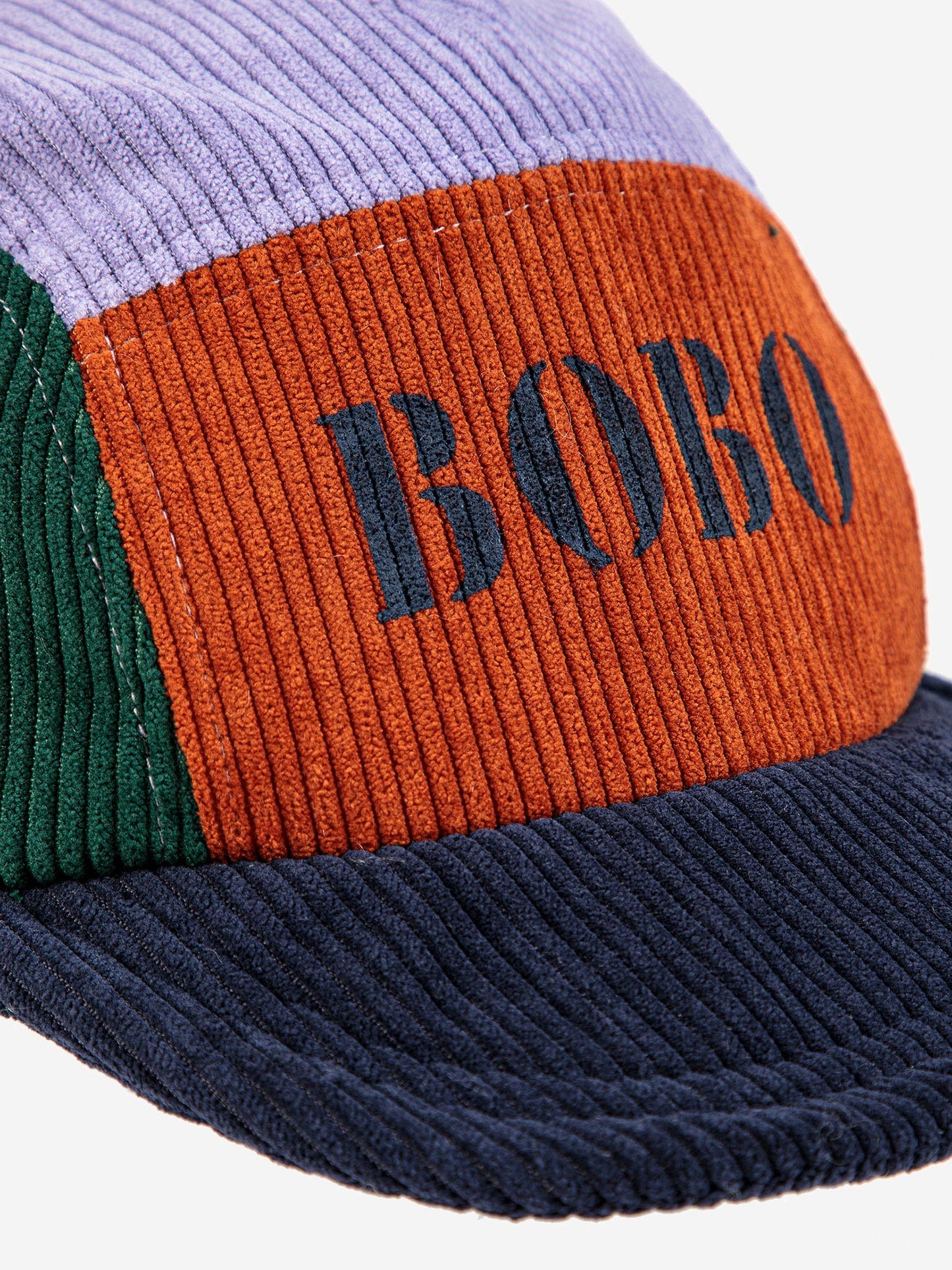 Bobo Color Block corduroy cap