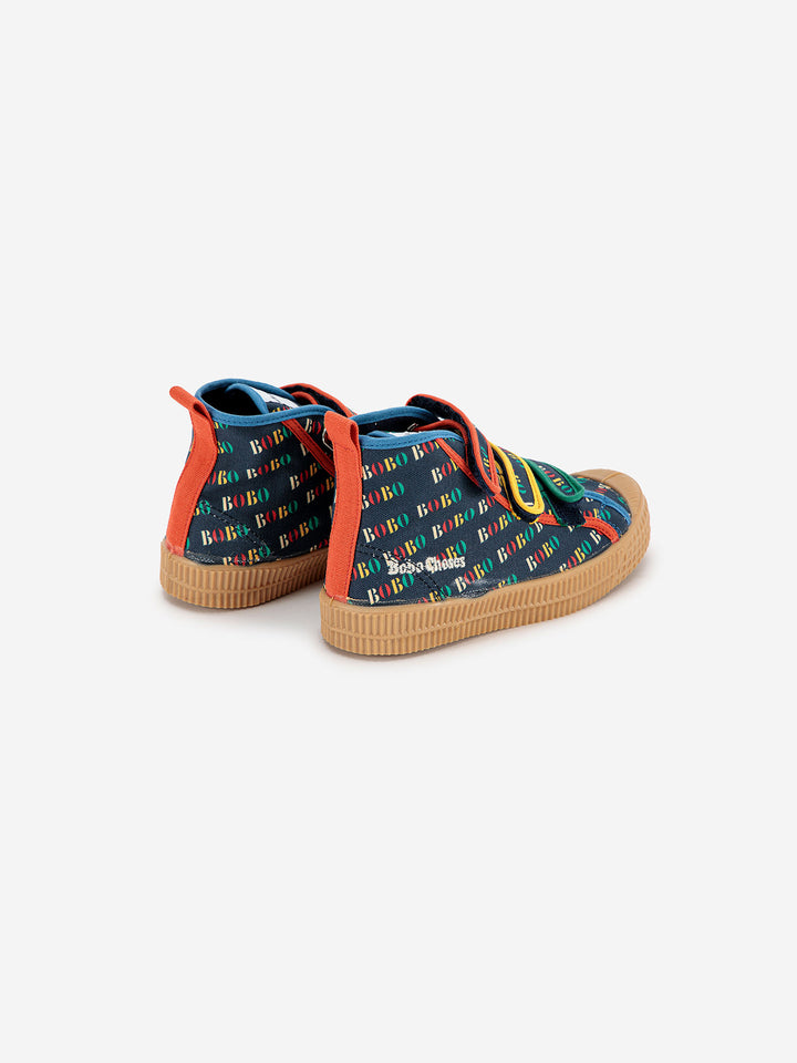 Zapatillas altas estampado Bobo