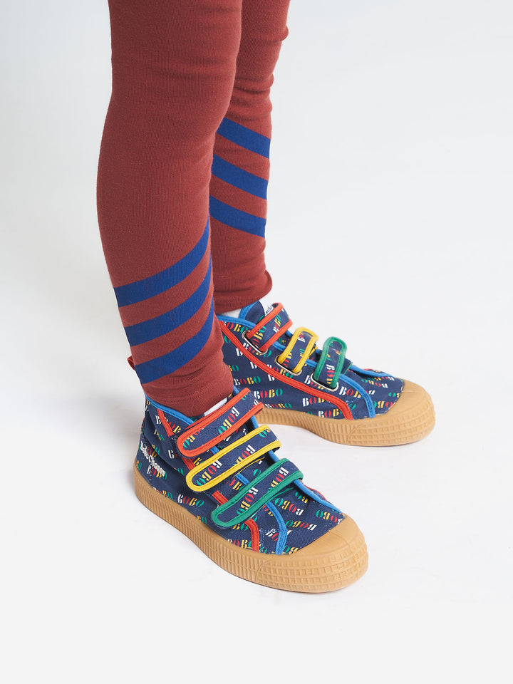 Zapatillas altas estampado Bobo