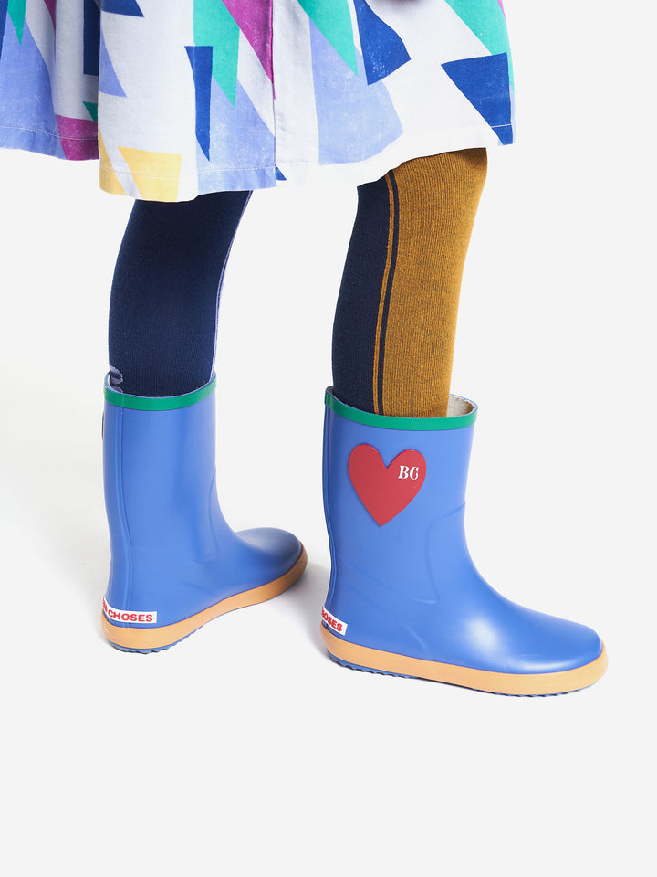 Botas de agua corazón