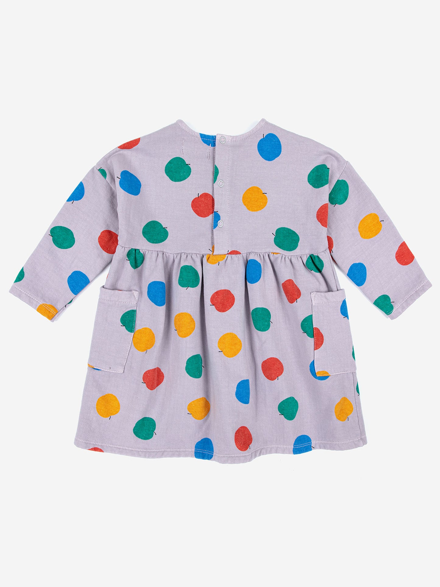 Multicolor Apples all over dress
