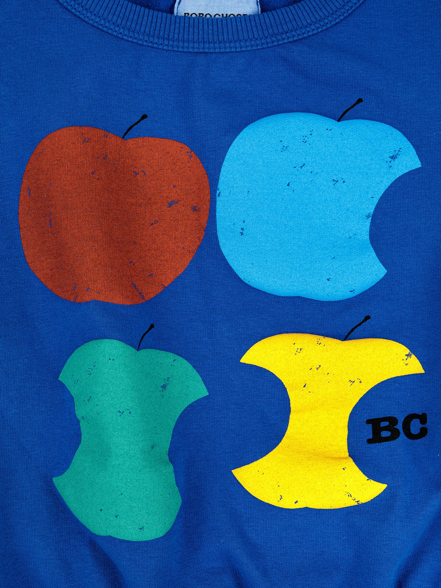 Multicolor Apples cropped sweatshirt