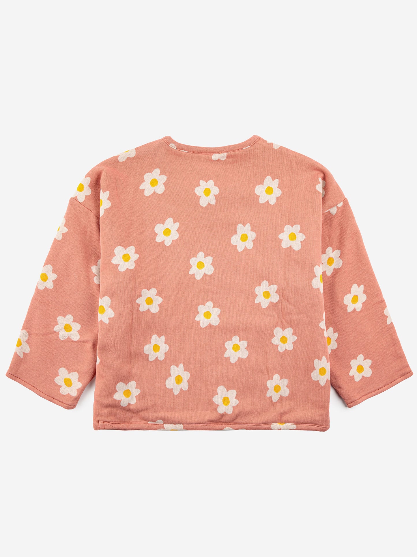 Baby Little Flower buttonned sweatshirt