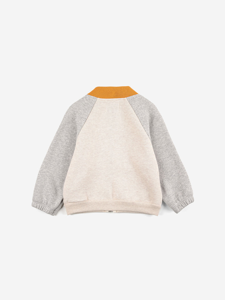 Baby Color Block zipped sweatshirt