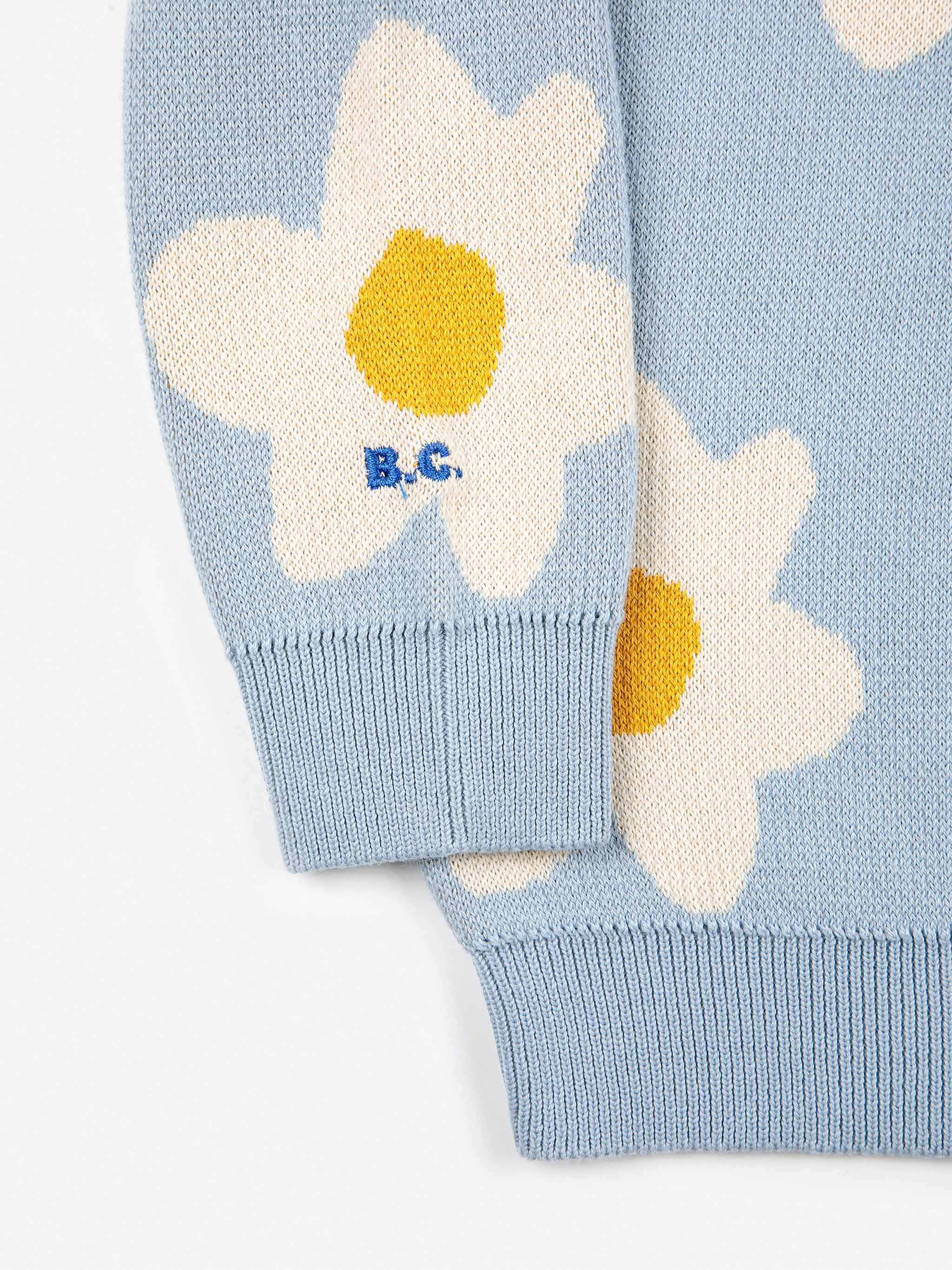 Baby Big Flower all over jumper – Bobo Choses