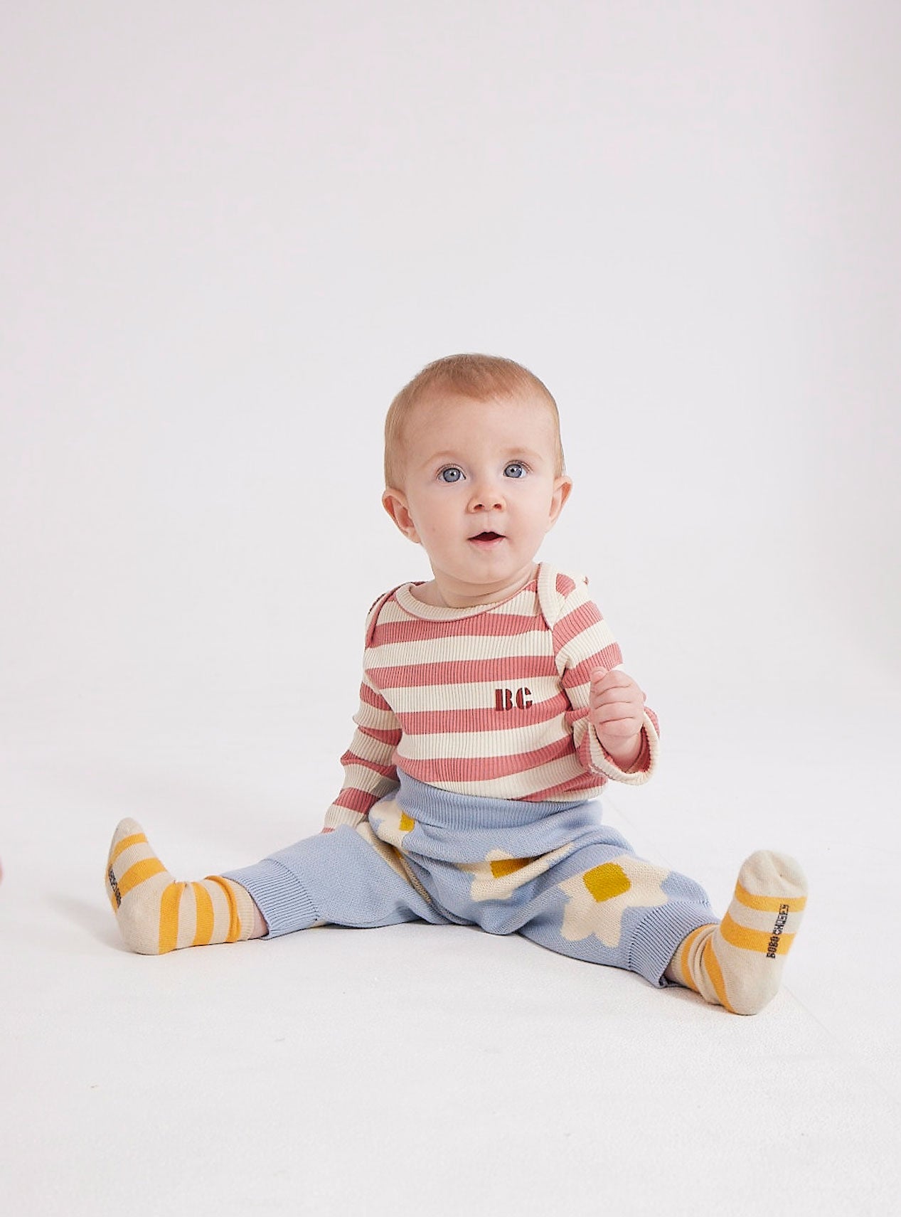 Baby Big Flower all over knitted pants – Bobo Choses