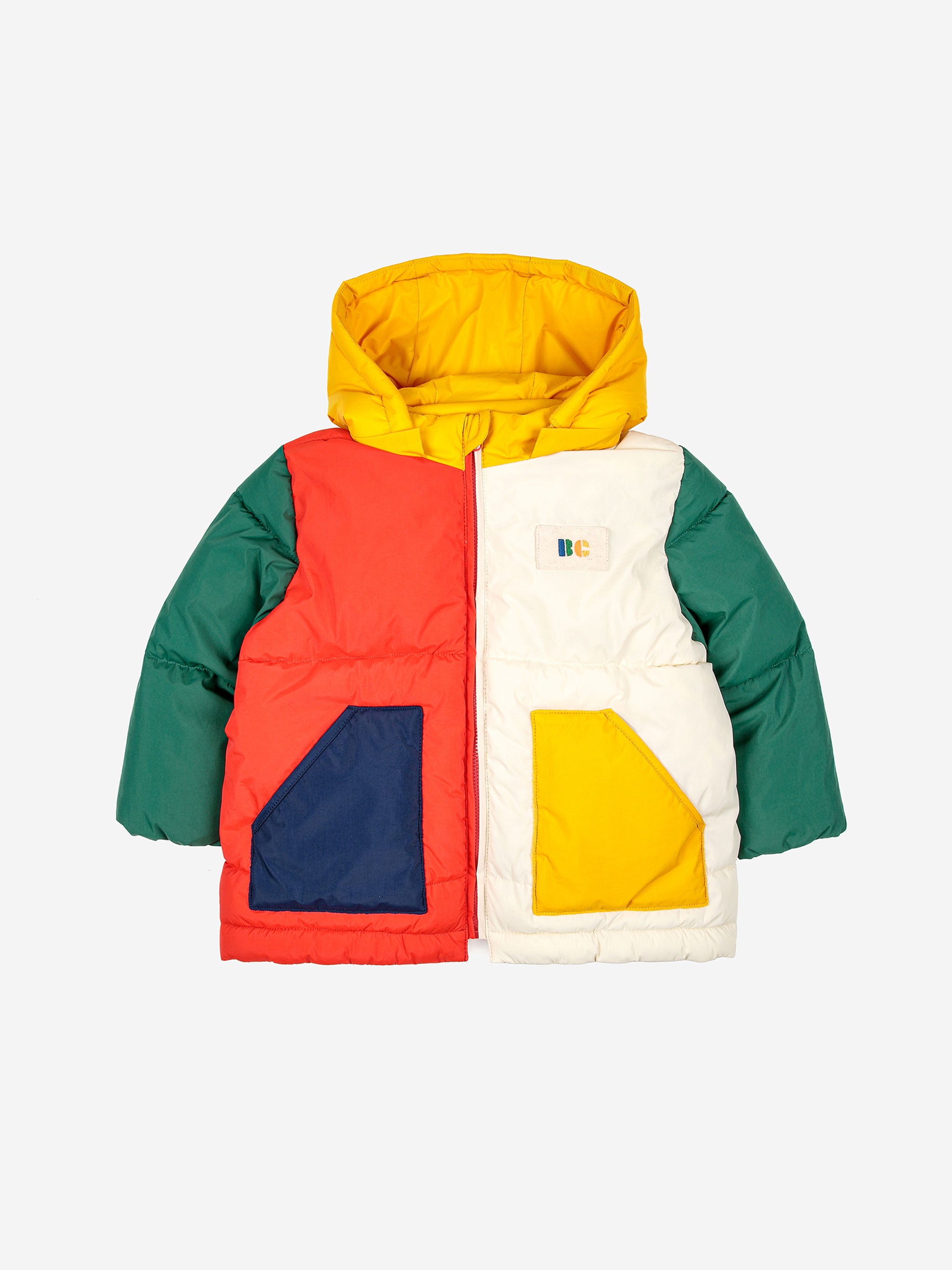 Baby Color Block hooded anorak – Bobo Choses