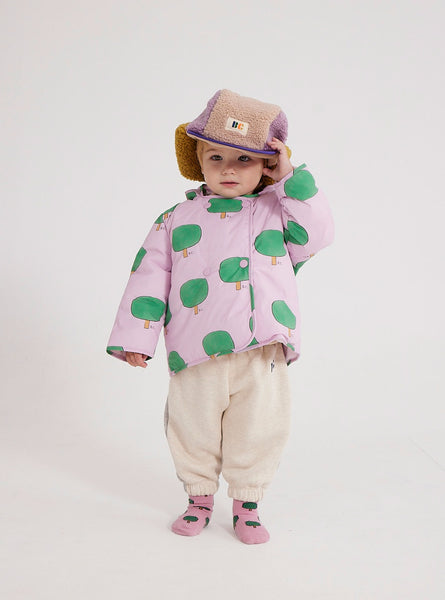 Baby Green Tree all over hooded anorak - 6M