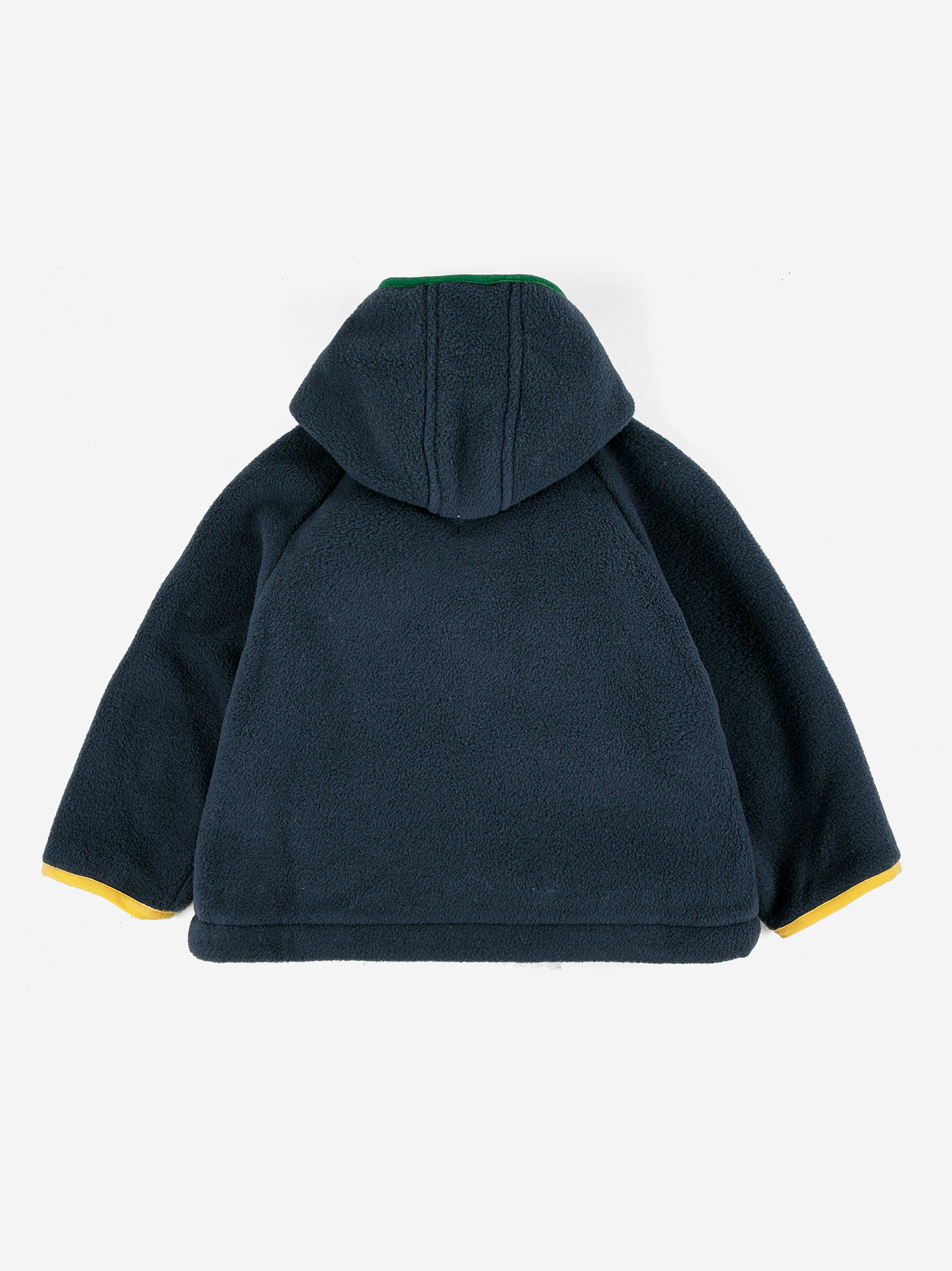 Baby Color Block polar hooded jacket – Bobo Choses