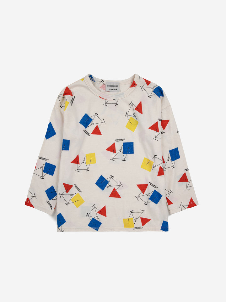 Crazy Bicy all over long sleeve T-shirt
