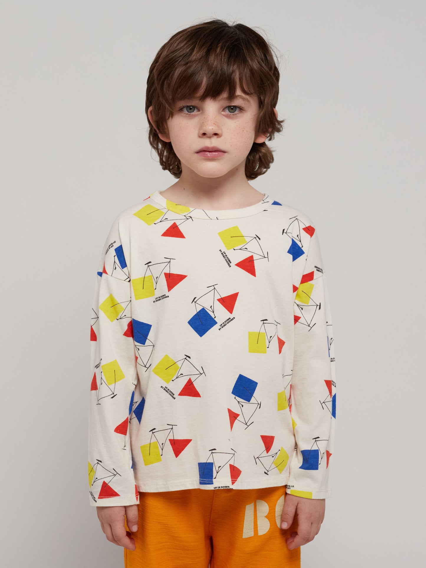 Crazy Bicy all over long sleeve T-shirt