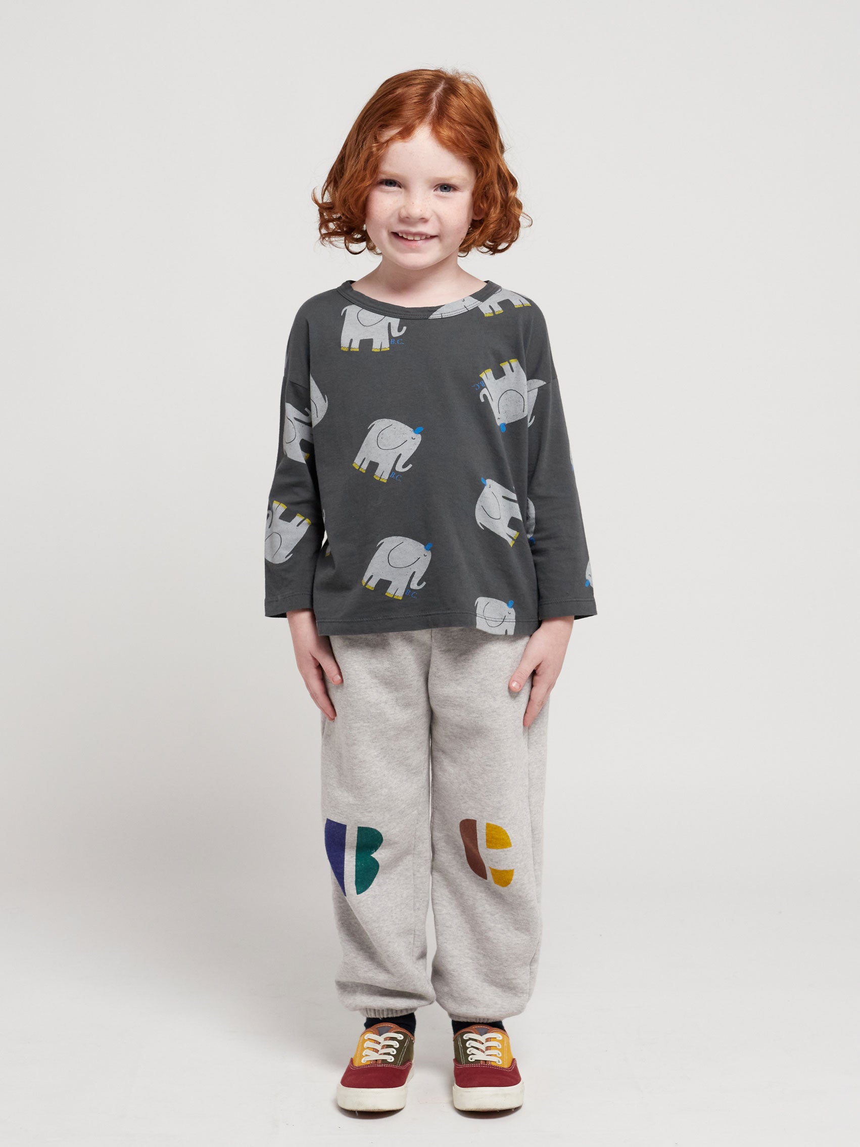 The Elephant all over T-shirt – Bobo Choses