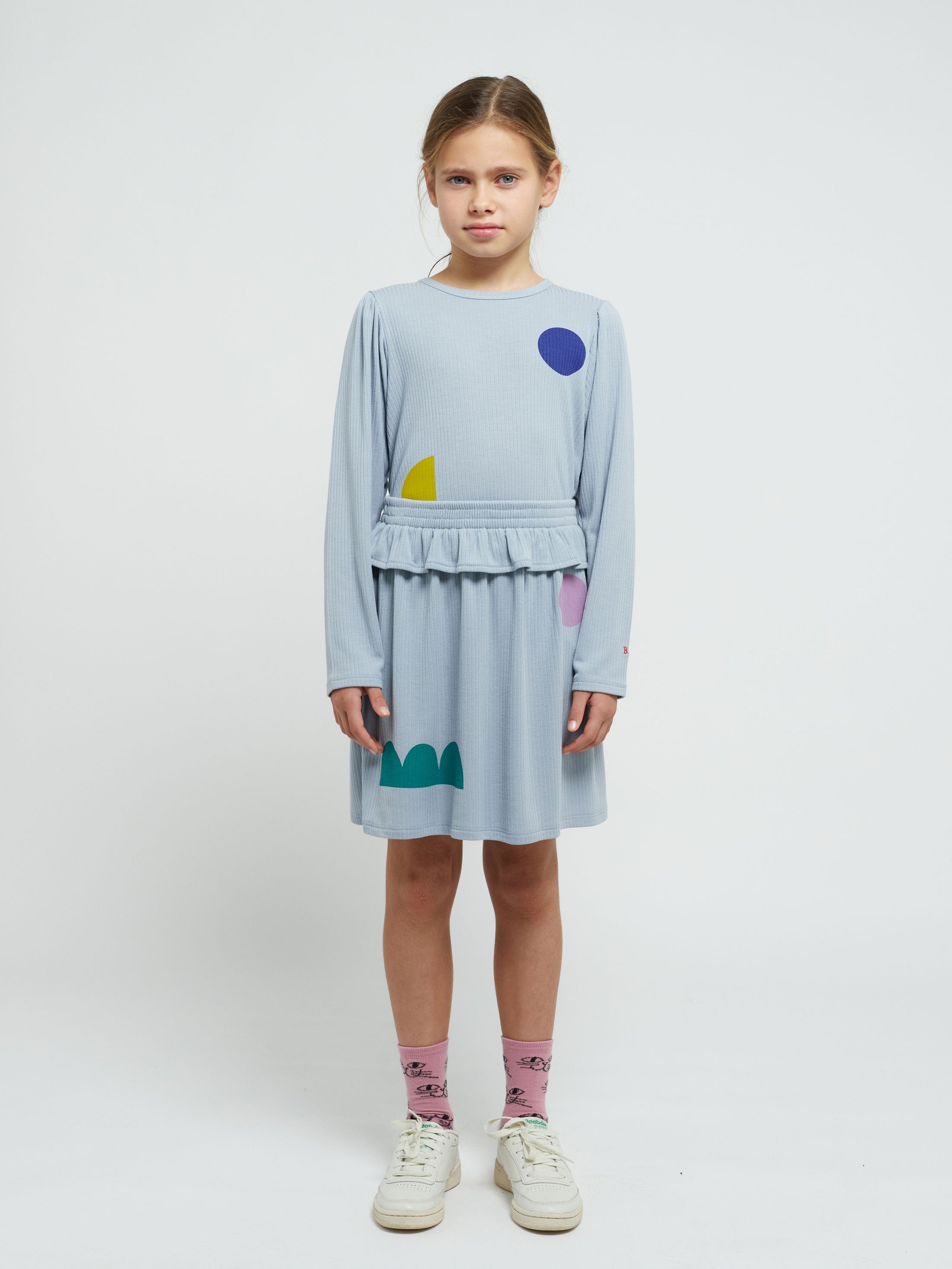 Geometric Shapes balloon sleeve T-shirt – Bobo Choses