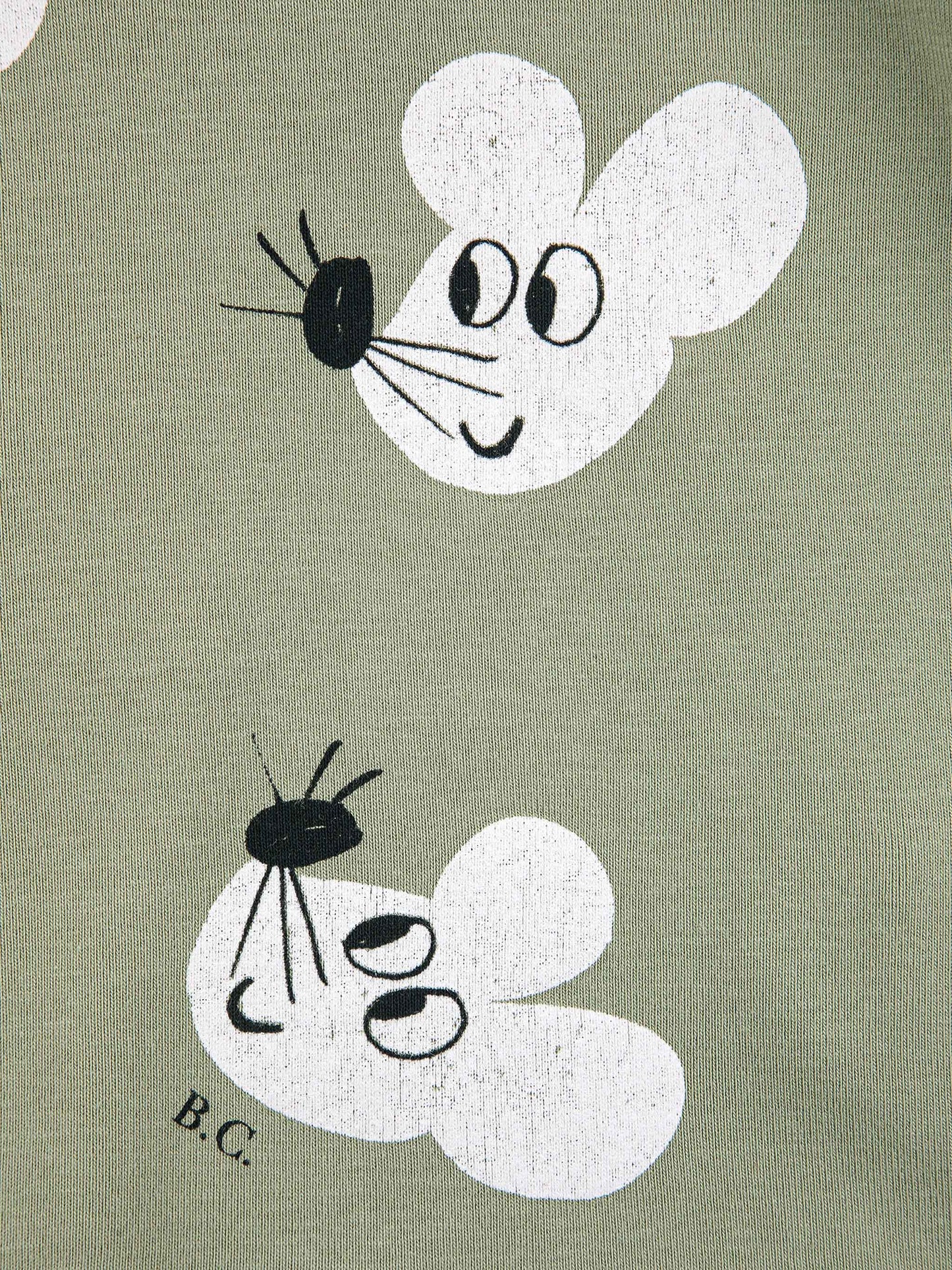 Mouse all over turtle neck T-shirt