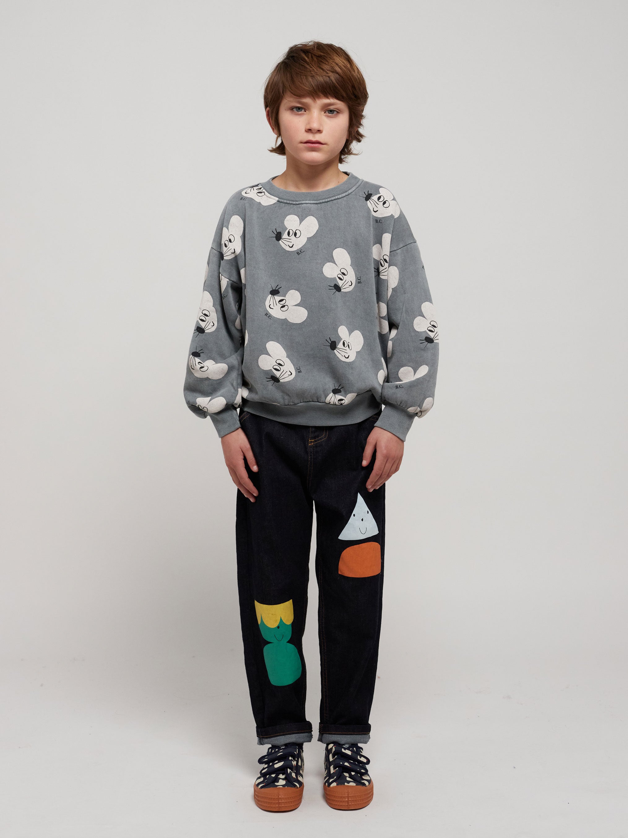 Mouse all over sweatshirt Bobo Choses