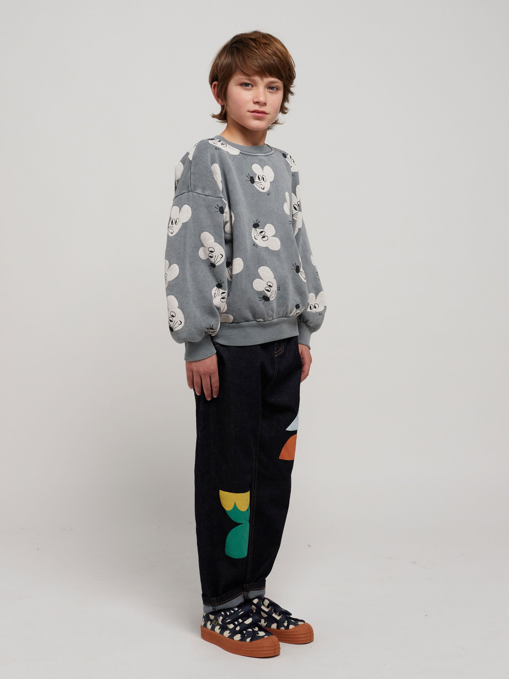 Mouse all over sweatshirt Bobo Choses