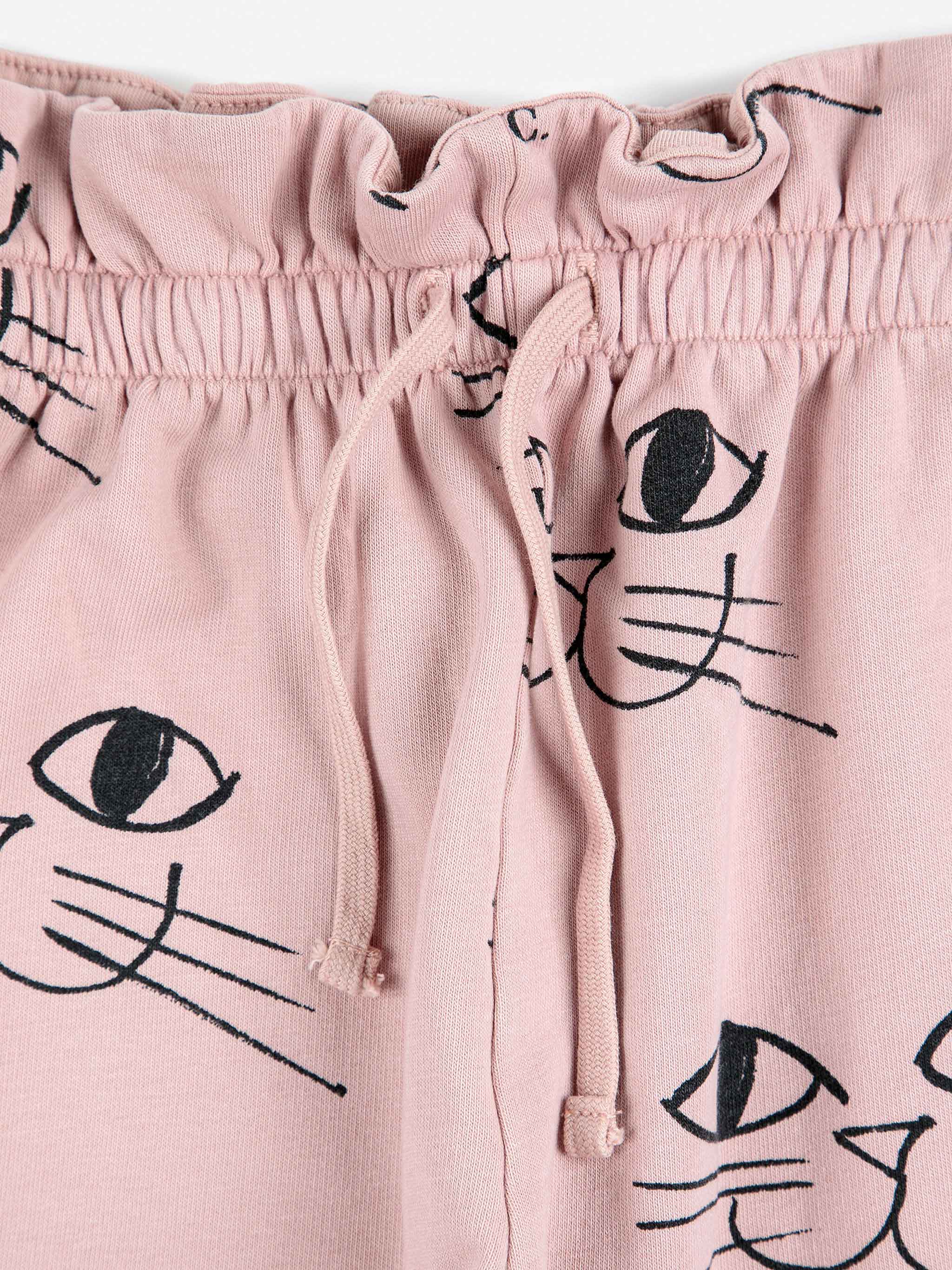 Smiling Cat all over jogging pants – Bobo Choses