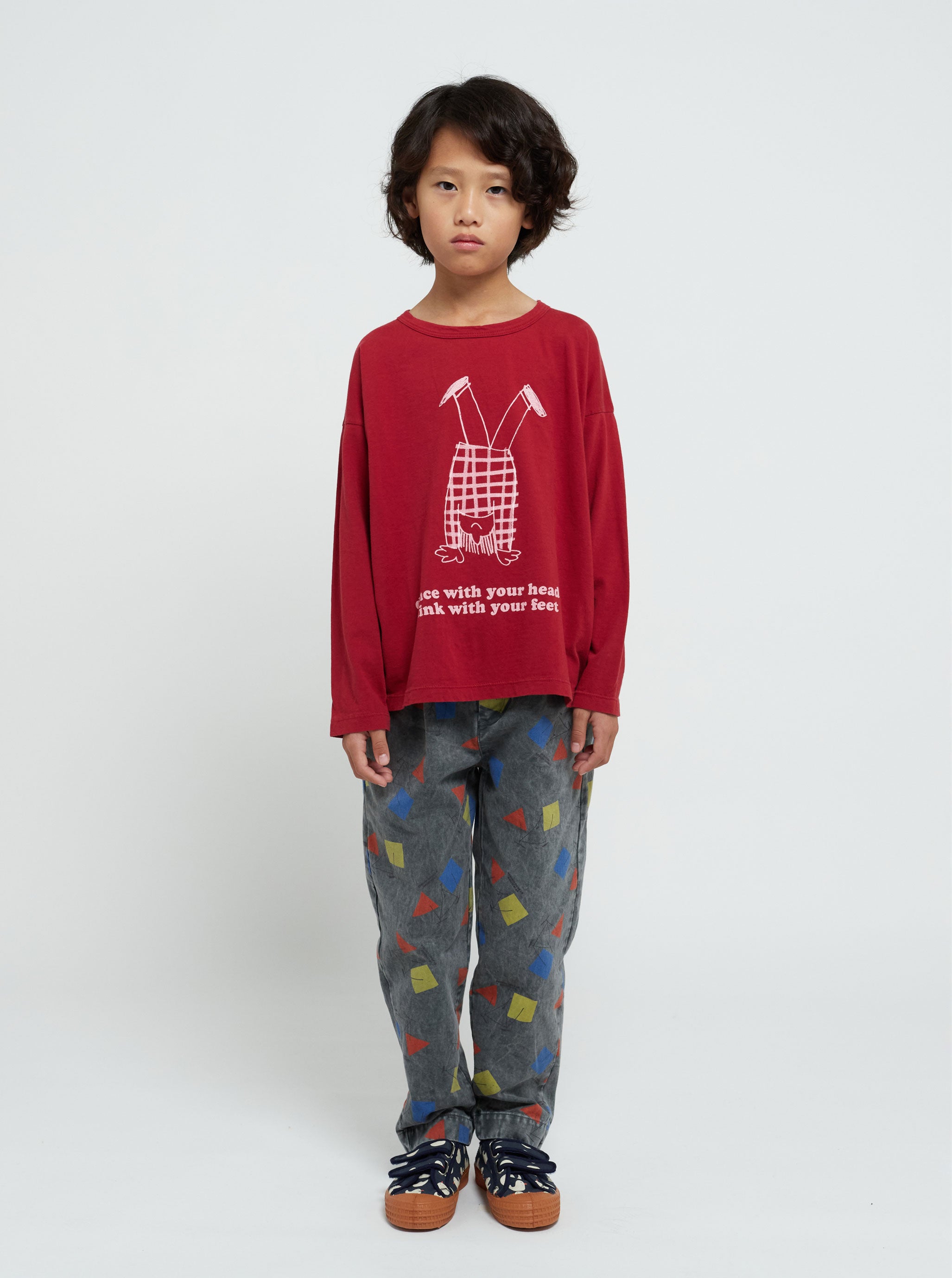 Crazy Bicy all over baggy pants - 2-3Y