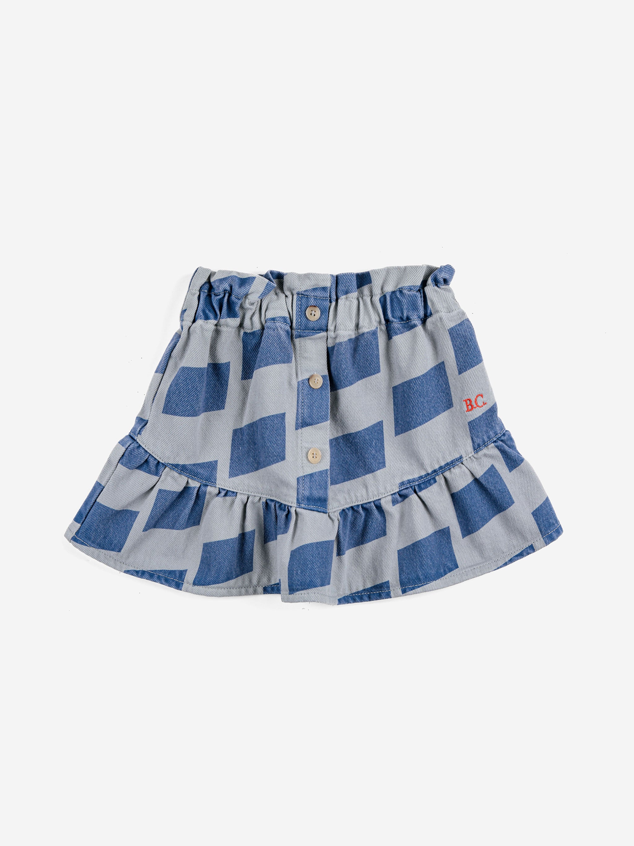 Checker all over woven skirt – Bobo Choses