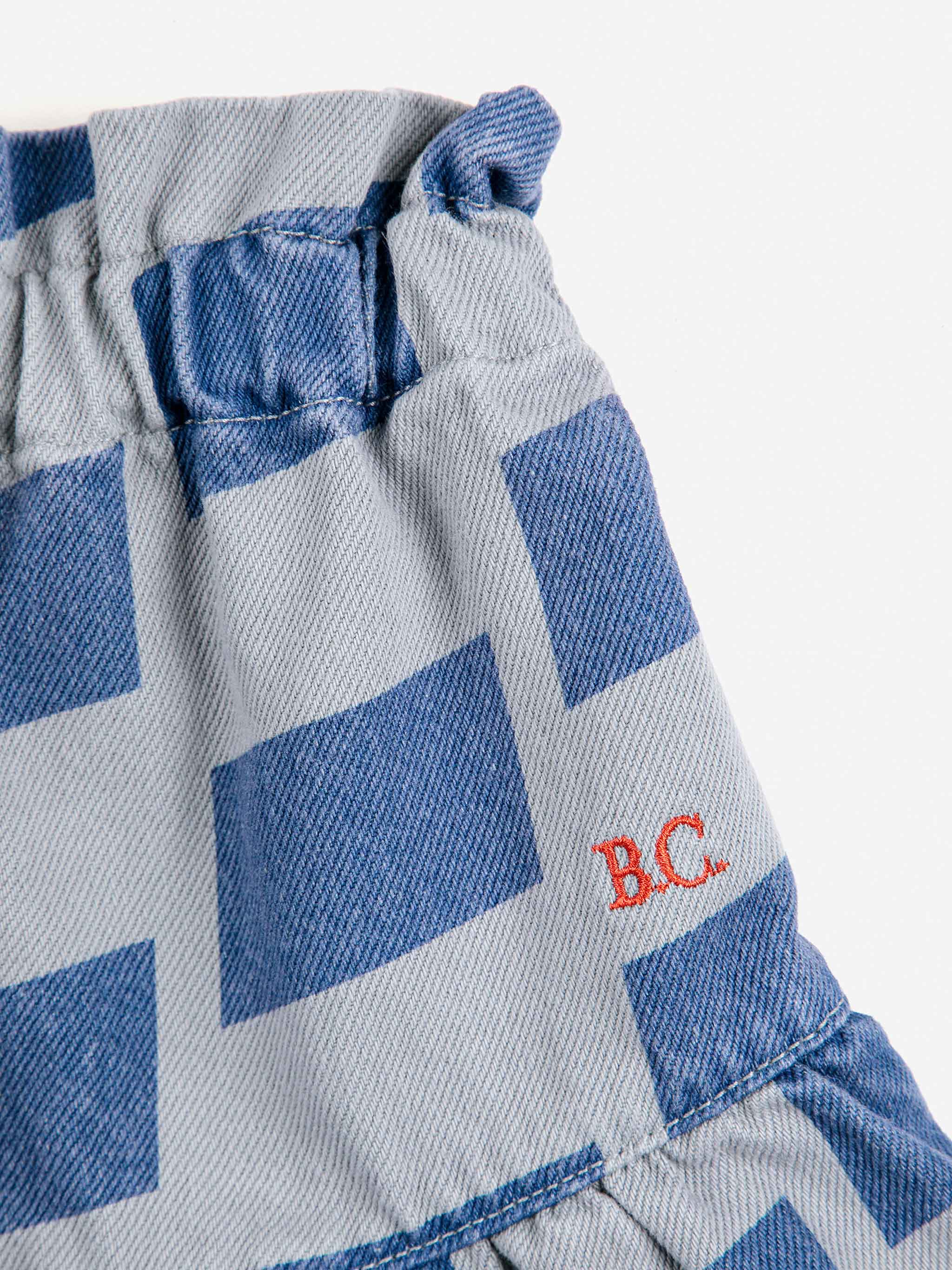 Checker all over woven skirt – Bobo Choses