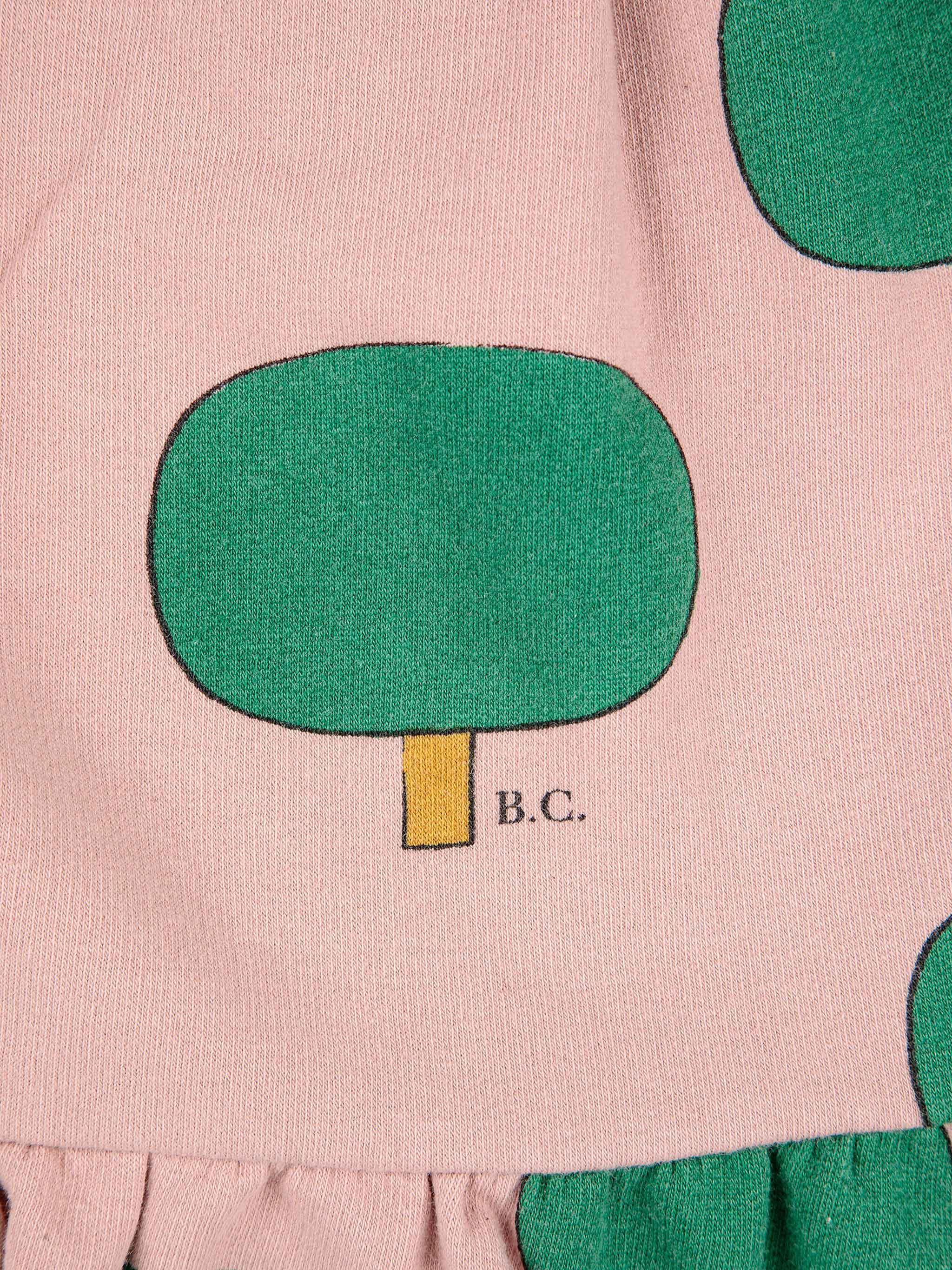 Green Tree all over ruffle skirt – Bobo Choses