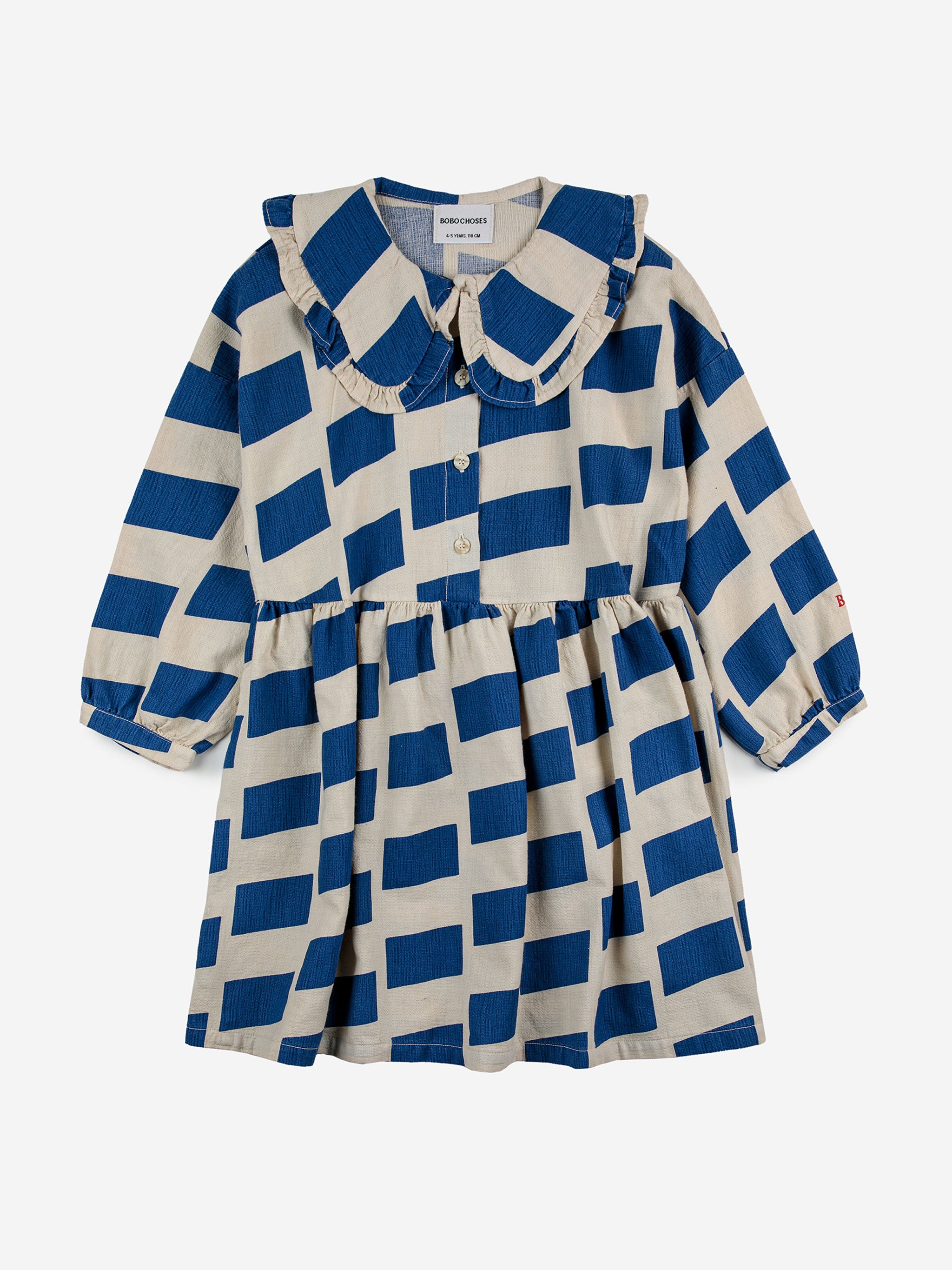 Checker all over woven dress - 2-3Y