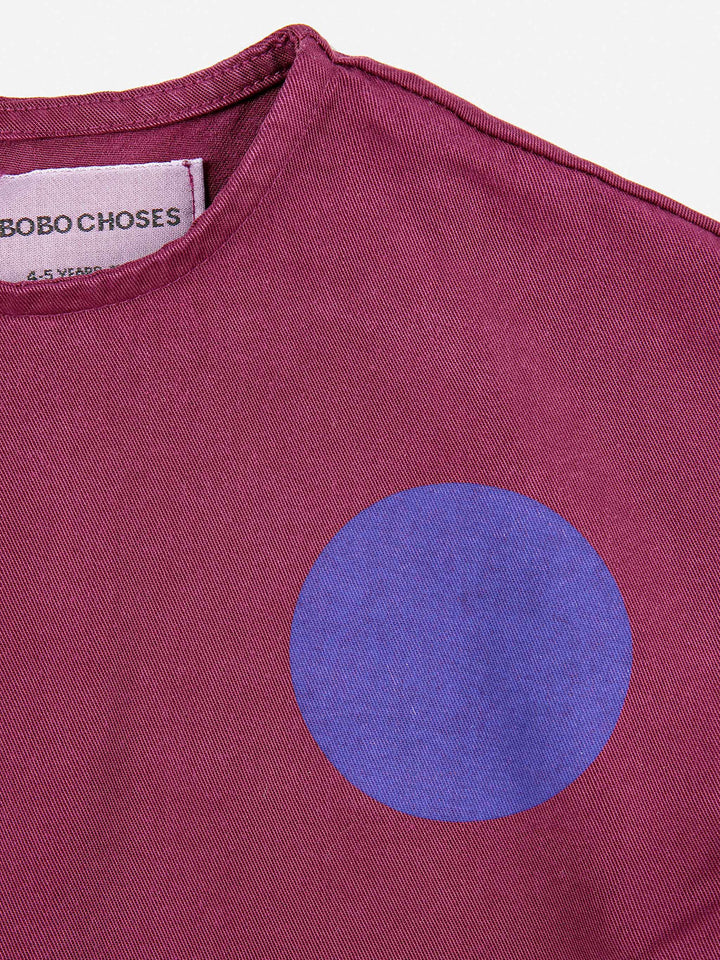 Geometric shapes ruffles dress