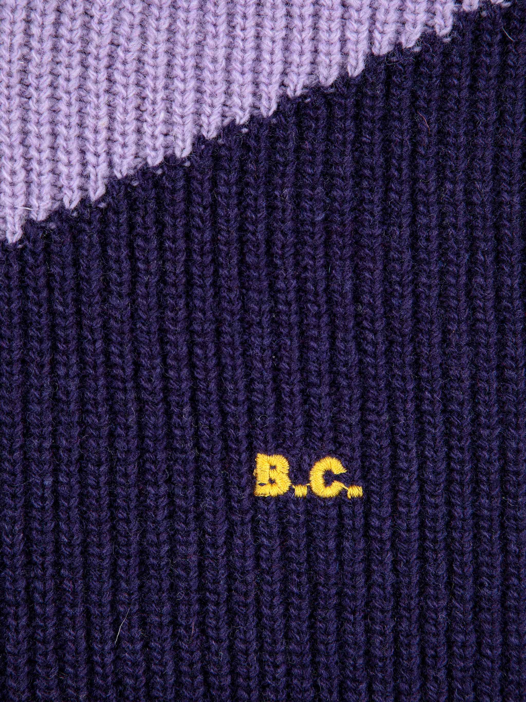 Multicolor intarsia cotton vest - 2-3Y
